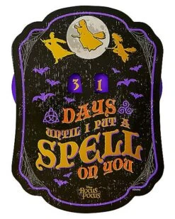 Hocus Pocus Halloween Countdown Sign - Disney