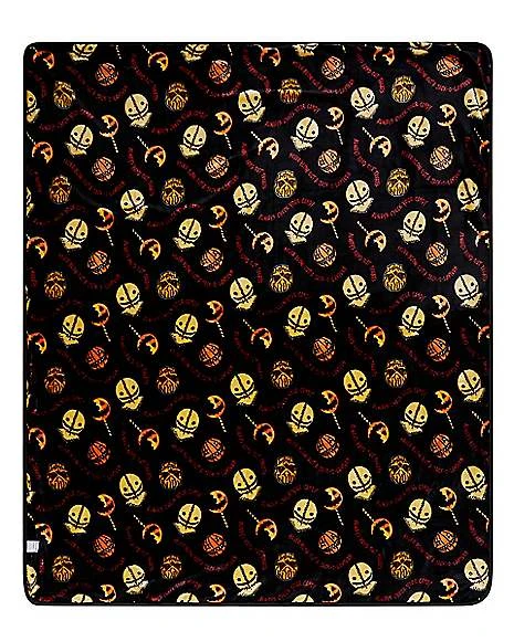 Sam Reversible Fleece Blanket - Trick 'r Treat 5 Sam Reversible Fleece Blanket - Trick 'r Treat - Image 3