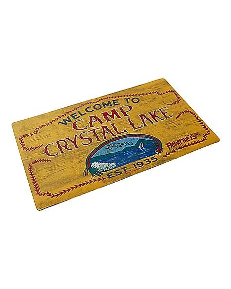 Welcome To Camp Crystal Lake Doormat - Friday The 13th 4 Welcome To Camp Crystal Lake Doormat - Friday The 13th - Image 2
