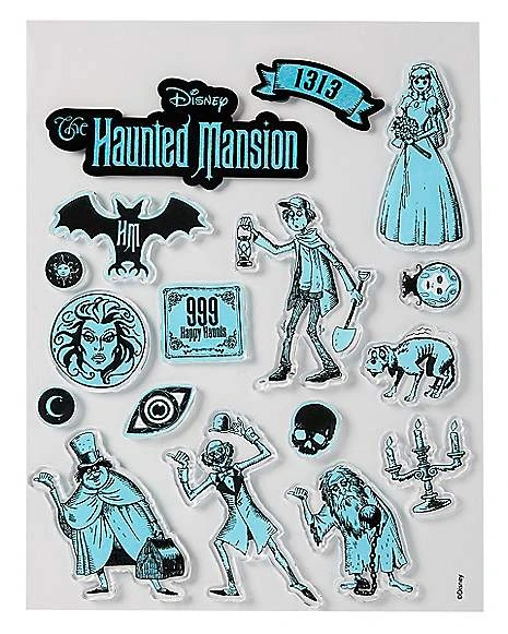 Glow In The Dark The Haunted Mansion Window Clings - Disney 5 Glow In The Dark The Haunted Mansion Window Clings - Disney - Image 3