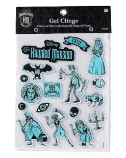 Glow In The Dark The Haunted Mansion Window Clings - Disney 9 Glow In The Dark The Haunted Mansion Window Clings - Disney -Halloween Decoration Shop 01535780 d