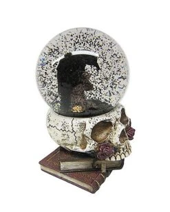 Gothic Noir Raven Snow Globe 7 Gothic Noir Raven Snow Globe -Halloween Decoration Shop 01540020 c