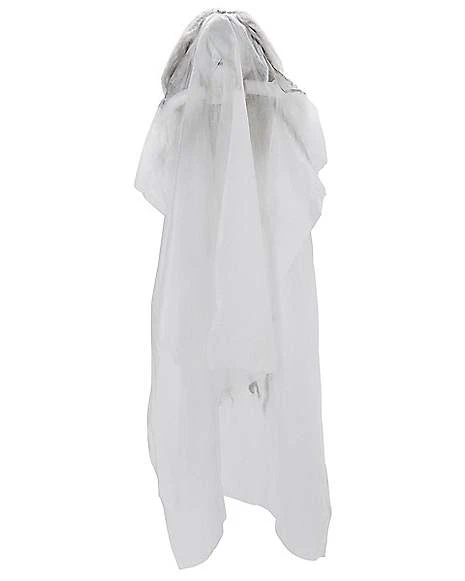 3 Ft Hanging Creepy Floating Ghost Decoration 4 3 Ft Hanging Creepy Floating Ghost Decoration - Image 2