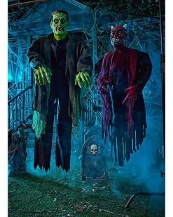4 Ft Light-Up Hanging Vintage Monster Decoration -Halloween Decoration Shop 01546373 e