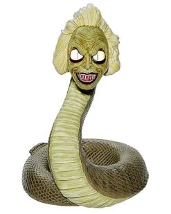 Light-Up LED Beetlejuice Snake Statue