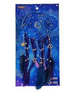 Blue And Purple Dream Catcher 7 Blue And Purple Dream Catcher -Halloween Decoration Shop 01546993 c