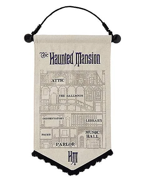 The Haunted Mansion Map Sign - Disney 3 The Haunted Mansion Map Sign - Disney