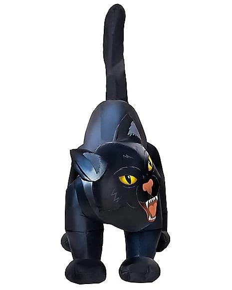 4 Ft Light-Up Scary Cat Inflatable - Decorations 6 4 Ft Light-Up Scary Cat Inflatable - Decorations - Image 5