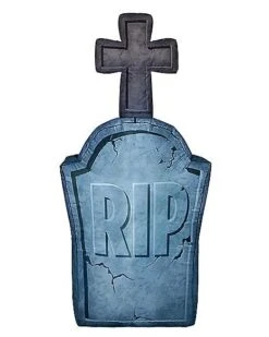 4 Ft Light-Up Tombstone Inflatable Decoration -Halloween Decoration Shop 01547496 c