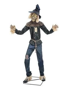 6.6 Ft Strawman Animatronic -Halloween Decoration Shop 01564269 c
