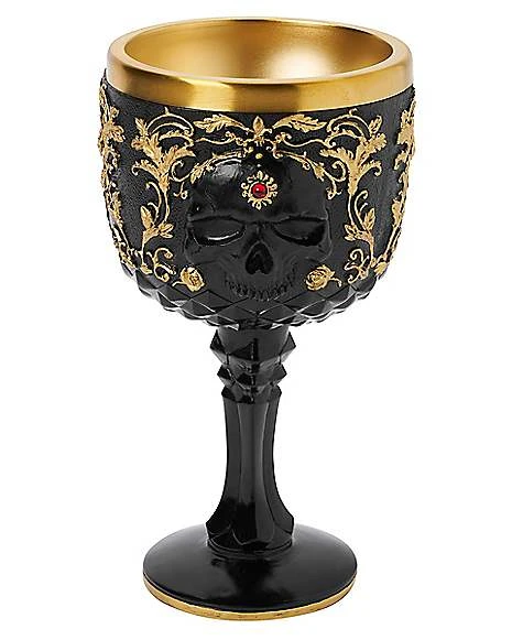 Gothic Noir Skull Goblet 3 Gothic Noir Skull Goblet