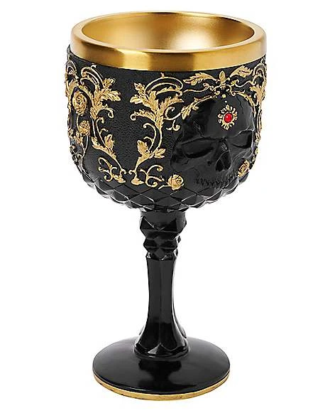 Gothic Noir Skull Goblet 4 Gothic Noir Skull Goblet - Image 2