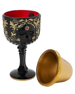 Gothic Noir Skull Goblet 9 Gothic Noir Skull Goblet -Halloween Decoration Shop 01564483 d