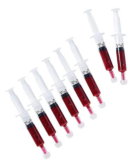 Blood Slime Syringes - 8 Pack 4 Blood Slime Syringes - 8 Pack - Image 2