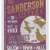 The Sanderson Sisters Event Sign - Hocus Pocus -Halloween Decoration Shop 01567403 a