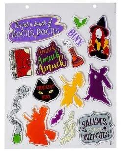 Hocus Pocus Gel Window Clings - Disney -Halloween Decoration Shop 01567478 b