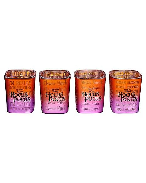 Hocus Pocus Mini Glass Set 4 Pack - Disney 4 Hocus Pocus Mini Glass Set 4 Pack - Disney - Image 2
