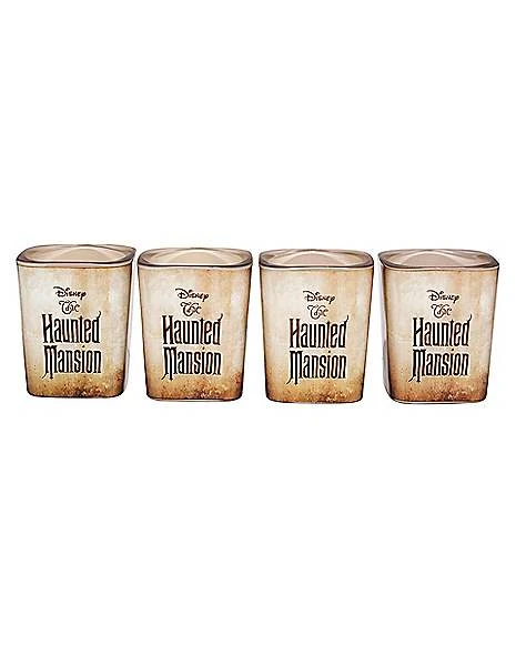 The Haunted Mansion Mini Glass Set - 4 Pack 4 The Haunted Mansion Mini Glass Set - 4 Pack - Image 2