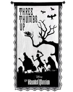 Three Thumbs Up Light-Up Lace Panel - The Haunted Mansion