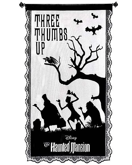 Three Thumbs Up Light-Up Lace Panel - The Haunted Mansion 3 Three Thumbs Up Light-Up Lace Panel - The Haunted Mansion