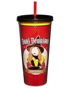 Dani Dennison Cup With Straw 20 Oz. - Hocus Pocus