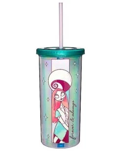 Iridescent Jack And Sally Cup With Straw 20 Oz. - The Nightmare Before -Halloween Decoration Shop 01580752 b