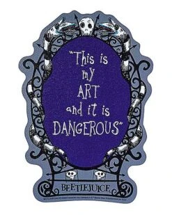 This Is My Art Magnet - Beetlejuice