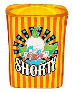 Killer Klowns From Outer Space Mini Glass Set 2 Oz. - 4 Pack -Halloween Decoration Shop 01591130 b