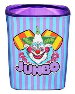 Killer Klowns From Outer Space Mini Glass Set 2 Oz. - 4 Pack -Halloween Decoration Shop 01591130 d