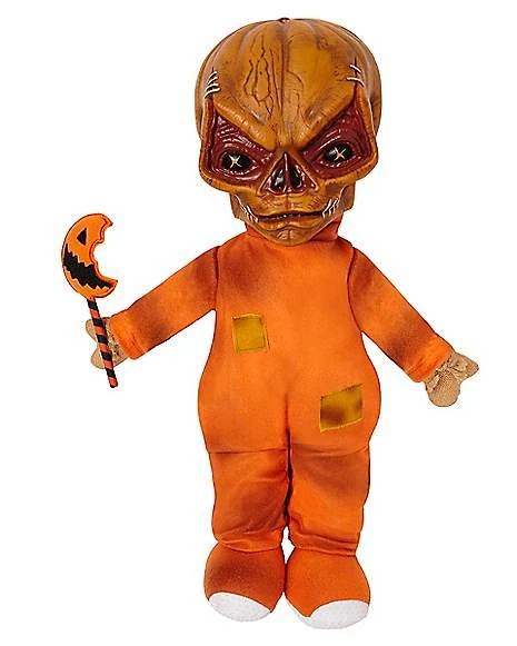 Unmasked Sam Plush - Trick 'r Treat 3 Unmasked Sam Plush - Trick 'r Treat
