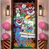 Killer Klowns From Outer Space Door Cover 2 Killer Klowns From Outer Space Door Cover -Halloween Decoration Shop 01591189 a