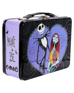 Meant To Be Jack And Sally Lunch Box - The Nightmare Before Christmas -Halloween Decoration Shop 01592831 b