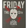 Camp Crystal Lake Fleece Blanket - Friday The 13th 2 Camp Crystal Lake Fleece Blanket - Friday The 13th -Halloween Decoration Shop 01594126 a
