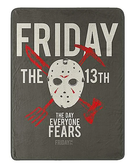 Camp Crystal Lake Fleece Blanket - Friday The 13th 3 Camp Crystal Lake Fleece Blanket - Friday The 13th