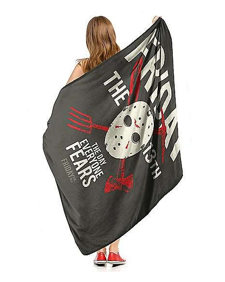 Camp Crystal Lake Fleece Blanket - Friday The 13th 5 Camp Crystal Lake Fleece Blanket - Friday The 13th - Image 3