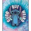 Cute But Weird Stitch Fleece Blanket - Lilo & Stitch 1 Cute But Weird Stitch Fleece Blanket - Lilo & Stitch -Halloween Decoration Shop 01594142 a
