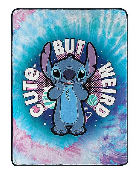 Cute But Weird Stitch Fleece Blanket - Lilo & Stitch 3 Cute But Weird Stitch Fleece Blanket - Lilo & Stitch