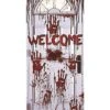 Bloody Handprints Welcome Door Cover -Halloween Decoration Shop 01597731 a