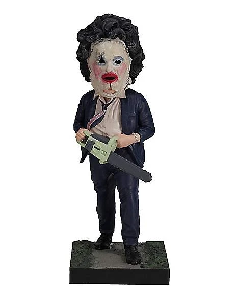 Leatherface Pretty Woman Mask Bobblehead Statue - The Texas Chainsaw M 3 Leatherface Pretty Woman Mask Bobblehead Statue - The Texas Chainsaw M