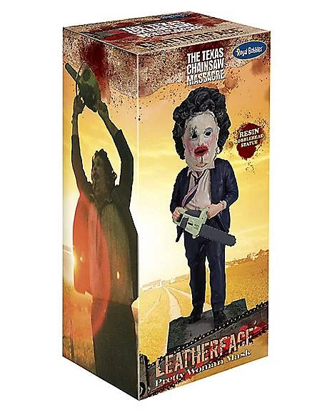 Leatherface Pretty Woman Mask Bobblehead Statue - The Texas Chainsaw M 8 Leatherface Pretty Woman Mask Bobblehead Statue - The Texas Chainsaw M - Image 6