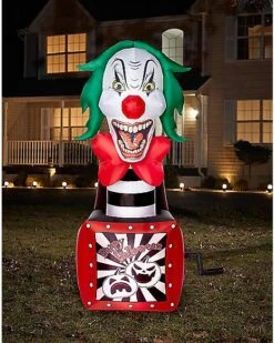 8 Ft Fright In The Box Inflatable - Decorations