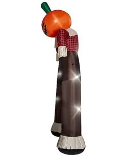 12 Ft Light-Up Pumpkin Scarecrow Inflatable Archway -Halloween Decoration Shop 01602218 d