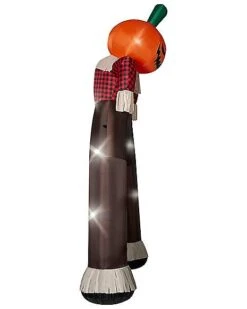 12 Ft Light-Up Pumpkin Scarecrow Inflatable Archway -Halloween Decoration Shop 01602218 e