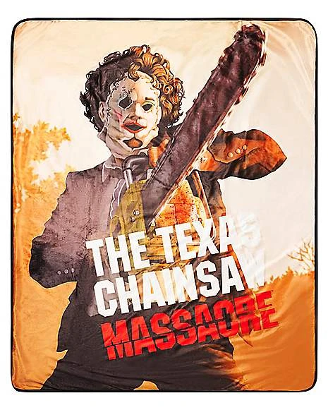 Leatherface Fleece Blanket - Texas Chainsaw Massacre 3 Leatherface Fleece Blanket - Texas Chainsaw Massacre