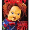 Hi, I'm Chucky Wanna Play Chucky Fleece Blanket -Halloween Decoration Shop 02602431 a
