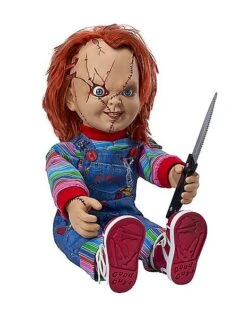 Talking Chucky Doll - 24 Inch -Halloween Decoration Shop 02842623 e