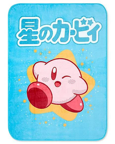 Kirby Star Fleece Micro Blanket - Nintendo 3 Kirby Star Fleece Micro Blanket - Nintendo