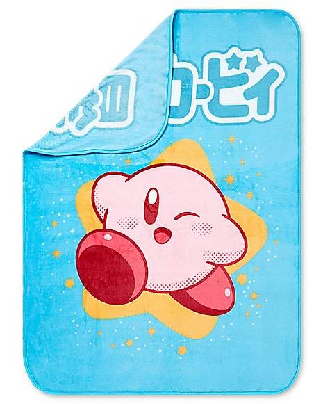 Kirby Star Fleece Micro Blanket - Nintendo 4 Kirby Star Fleece Micro Blanket - Nintendo - Image 2