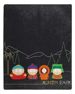 South Park Neon Boys Sherpa Fleece Blanket