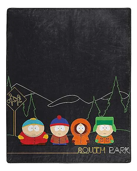 South Park Neon Boys Sherpa Fleece Blanket 3 South Park Neon Boys Sherpa Fleece Blanket